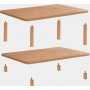 Table basse Roga 100 x 70 cm - Pin