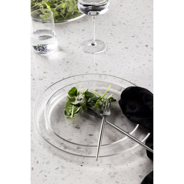 Shine assiett Ø21 cm - Klarglas Shine assiett Ø21 cm - Klarglas
