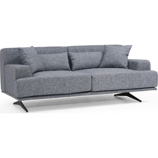 Bentley 2-sits soffa - Grå