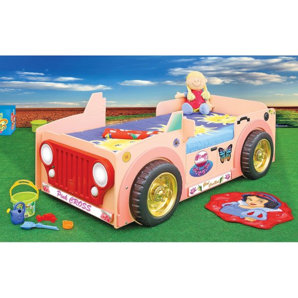 Jeep Marta rosa - 90 x 190 cm