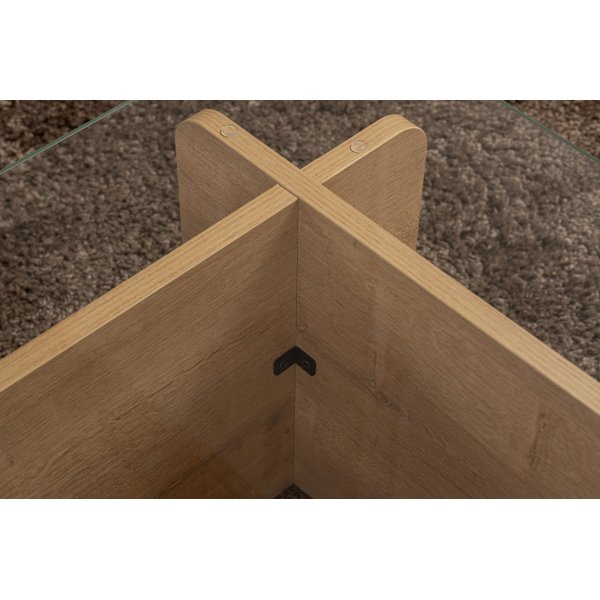 Flavio soffbord - Ek Flavio soffbord - Ek