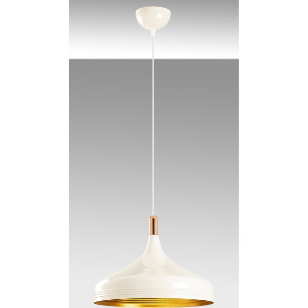 Plafonnier Samba 3723 - Blanc/or/cuivre Plafonnier Samba 3723 - Blanc/or/cuivre