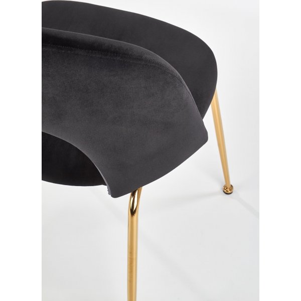 Chaise de salle  manger Cadeira 385 - Noir