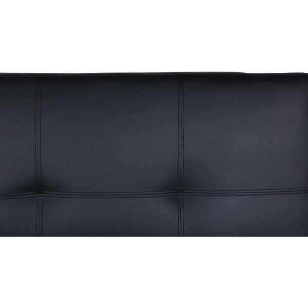 Sleep bäddsoffa - Svart konstläder Sleep bäddsoffa - Svart konstläder