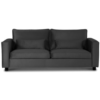 Adore Loungesoffa 3-sits soffa - Silvergr (sammet)