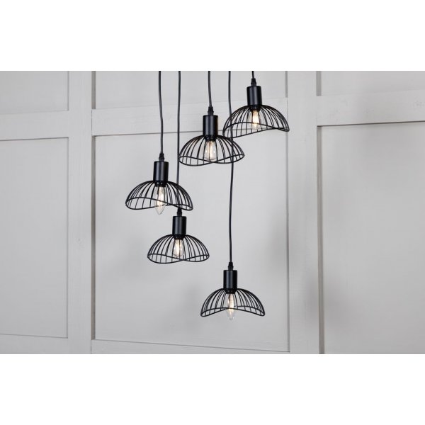 Nätthult taklampa 5 - Svart Nätthult taklampa 5 - Svart