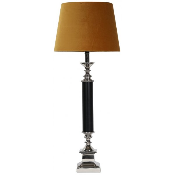 Zero lampfot H64 cm - Svart / Krom