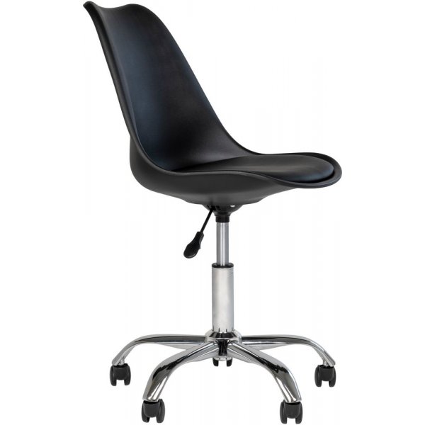 Stavanger Skrivbordsstol - Svart/krom Stavanger Skrivbordsstol - Svart/krom