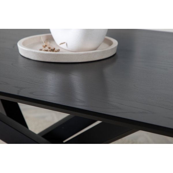 Piazza matbord 180 x 90 cm - Svart Piazza matbord 180 x 90 cm - Svart