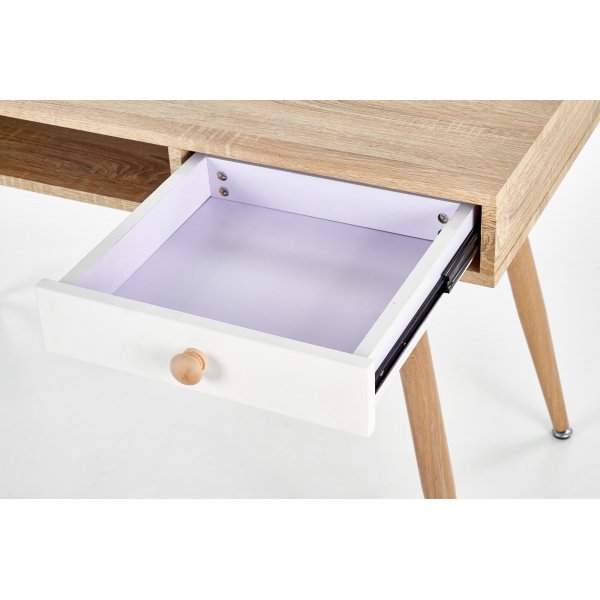 Bureau Miriam 120x60 cm - Chne Sonoma/blanc