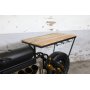 Vector biker motorcykel barbord/bardisk - Svart/guldig