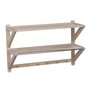 Confect hatthylla 80x52 - Whitewash/silver