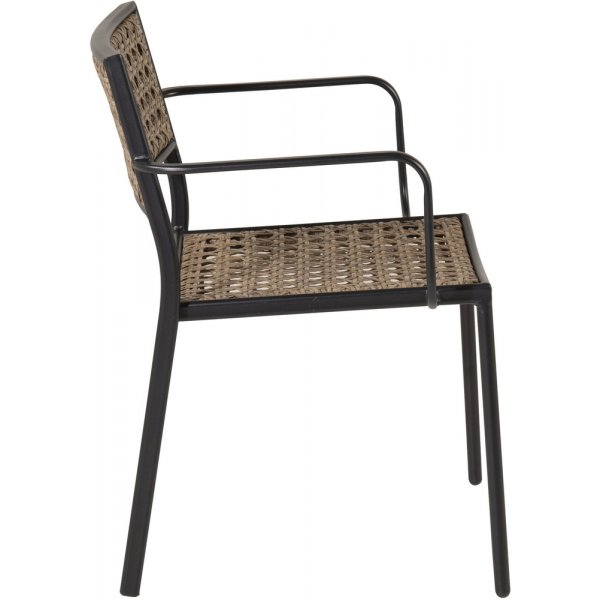 Paola matstol - Svart/Natur Paola matstol - Svart/Natur