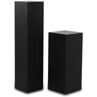 Piedestal LineDesign wood 60 cm - Svart Piedestal LineDesign wood 60 cm - Svart