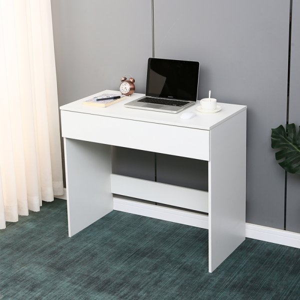 Witte kaptafel met opbergruimte 90 cm breed Witte kaptafel met opbergruimte 90 cm breed