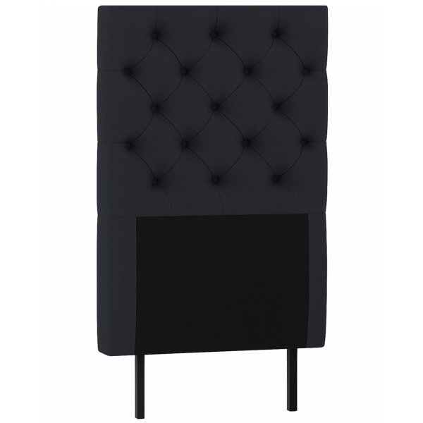 Snggavel 90 cm bred med knappar - Mrkgr