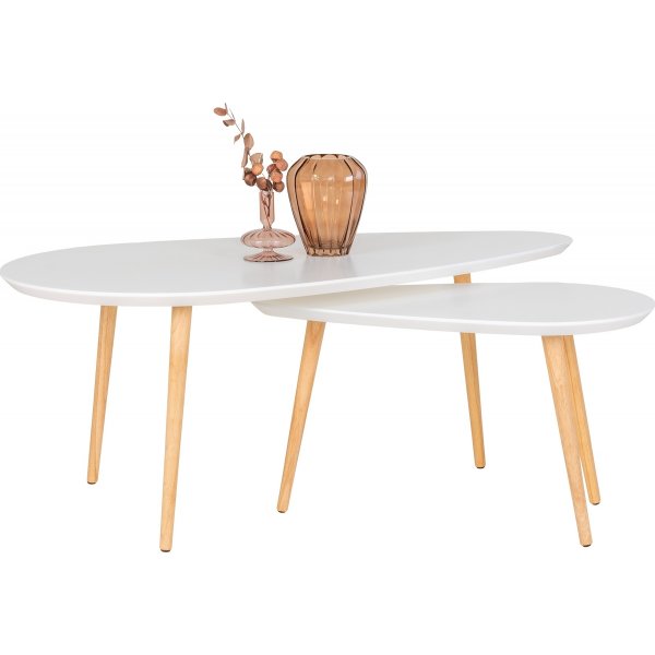 Table basse Vado 110 x 60 cm - Blanc