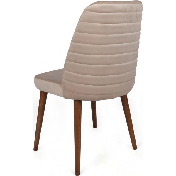 Ensemble de chaises de salle à manger Jaffa - Crème/noyer Ensemble de chaises de salle à manger Jaffa - Crème/noyer