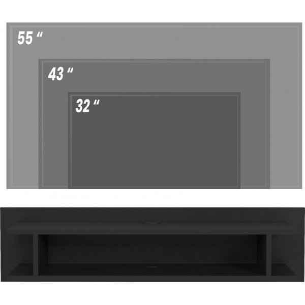 Lucio TV-bänk - Svart Lucio TV-bänk - Svart