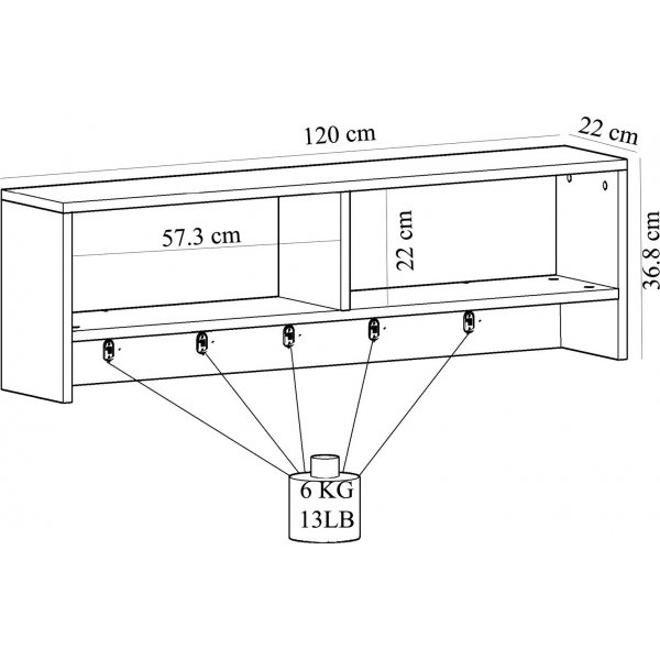 Sarandon kldhngare - Vit