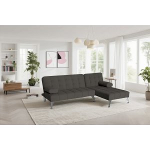 Bädsoffa med divan i brun sammet Bädsoffa med divan i brun sammet