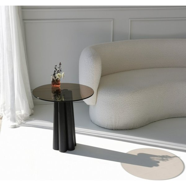 Thales soffbord Ø50 cm - Svart/brons Thales soffbord Ø50 cm - Svart/brons