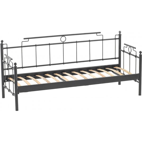 Canapé d'extérieur 3 places Hampus - Noir/anthracite + Nettoyage textile pour meubles Canapé d'extérieur 3 places Hampus - Noir/anthracite + Nettoyage textile pour meubles