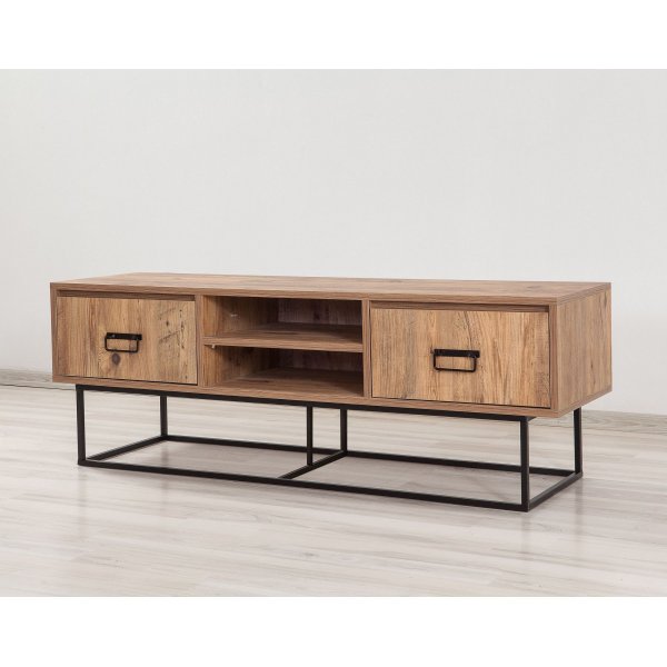 Quantum Silva TV-bnk 140 cm - Furu/svart