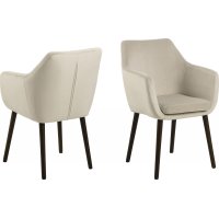 Nora karmstol - Beige