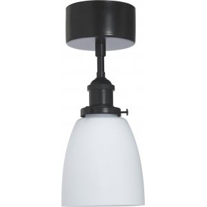 Rock taklampa - Opalglas/svart - 14 cm