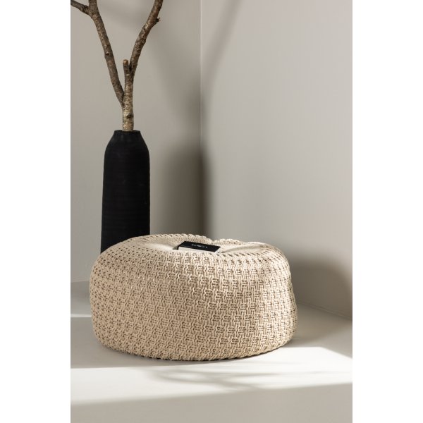 Pouf Sam Ø60 cm - Beige Pouf Sam Ø60 cm - Beige