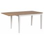 Brisbane matbord - 120-160 cm - Vit/ek
