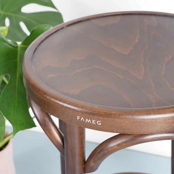 Tabouret de bar No 73 haut - Couleur du cadre en option