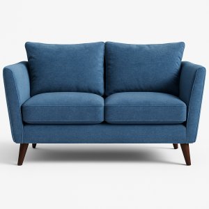 Soffa County 2-sits - Blå Chenille Soffa County 2-sits - Blå Chenille
