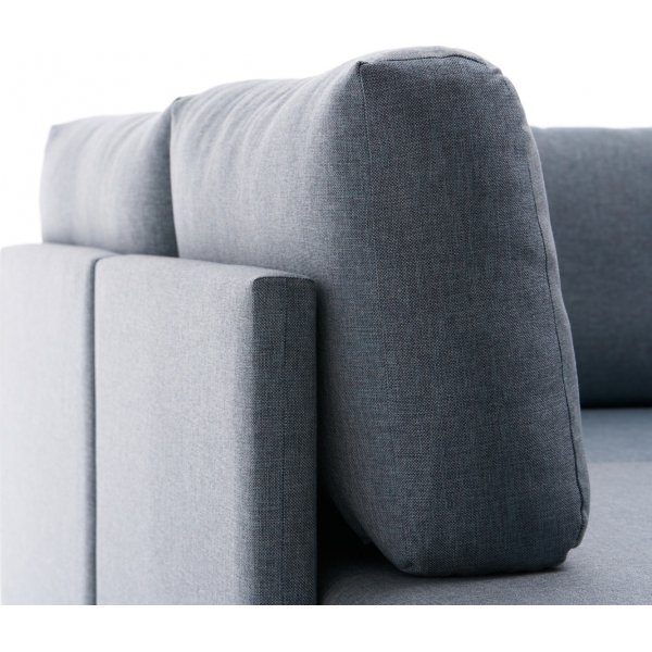 Canapé-lit modèle U - Bleu Canapé-lit modèle U - Bleu