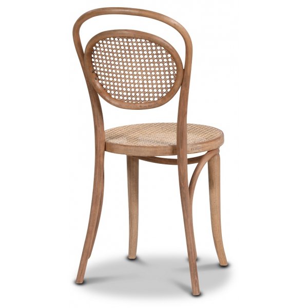 No 10 matstol med rottingsits och -rygg - Vintage No 10 matstol med rottingsits och -rygg - Vintage