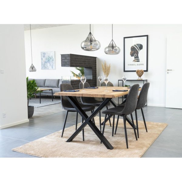 Stockholm Matstol - Mrkgr/svart