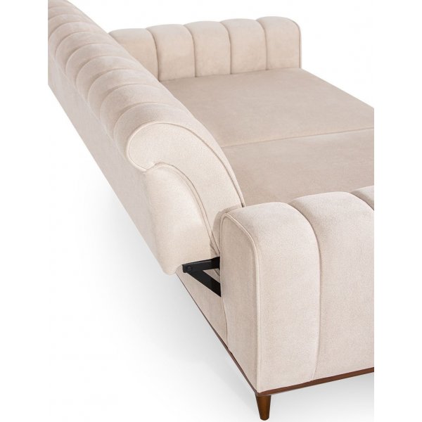 Ivory 3-sits soffa - Cream
