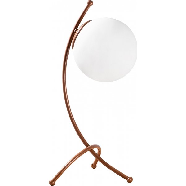 Yay bordslampa - Vit/koppar Yay bordslampa - Vit/koppar