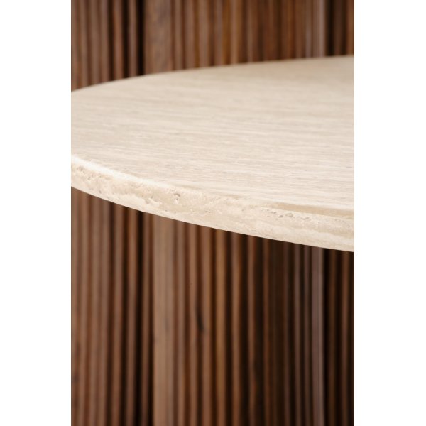 Lampbord Ø50 cm Mocca / Travertin Lampbord Ø50 cm Mocca / Travertin