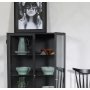 Revel svart vitrinskp 140x80 cm