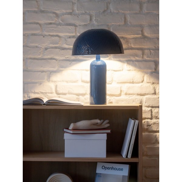 Lampe de table Carter - Bleu - 45 cm