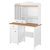 Eldon skrivbord - Vit/ek Eldon skrivbord - Vit/ek