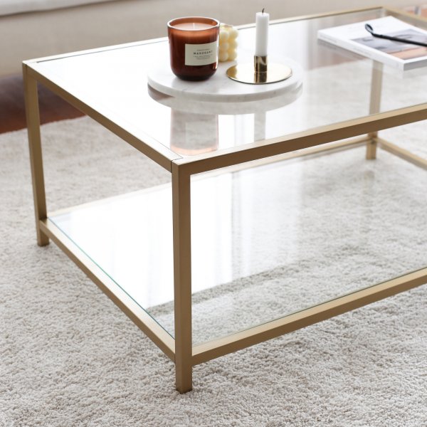 Table basse Astro 90 x 60 cm - Or Table basse Astro 90 x 60 cm - Or