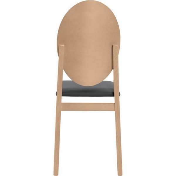 Chaise de salle  manger Bernardin - Gris fonc