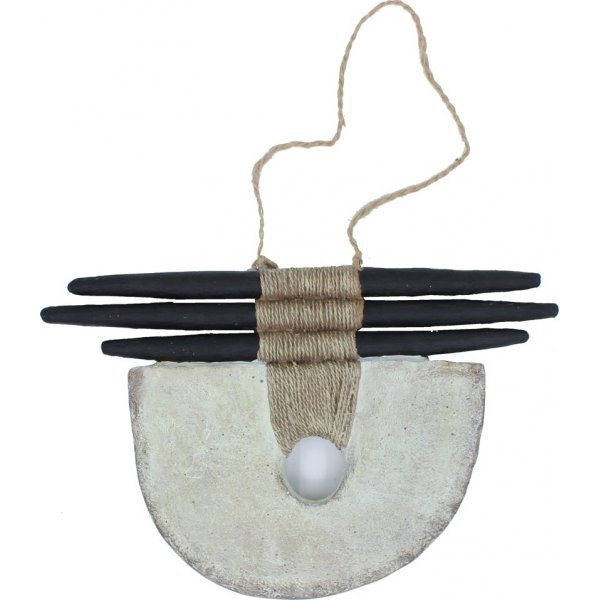 Thalia dekoration 41 x 26 x 3 cm - Svart/Gr