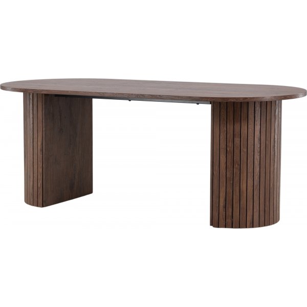 Hrn matbord 200 x 90 cm - Mocca