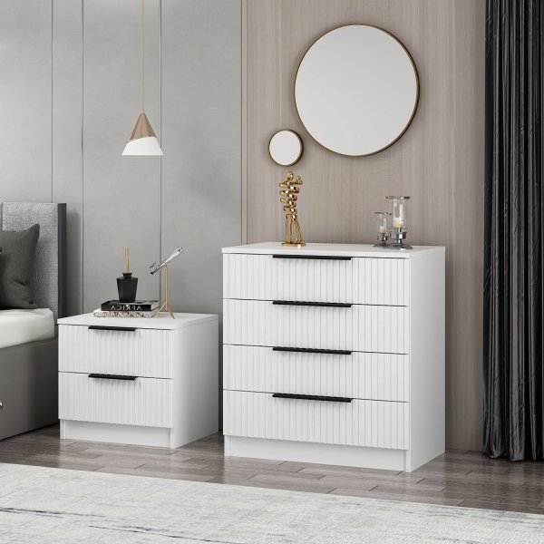 Cikari ladekast 72 x 42 cm - Wit Cikari ladekast 72 x 42 cm - Wit