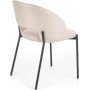 Eetkamerstoel beige/zwart - Cadeira + Meubelpoten