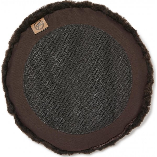 Coussin d'assise Curly Marron - 34 cm